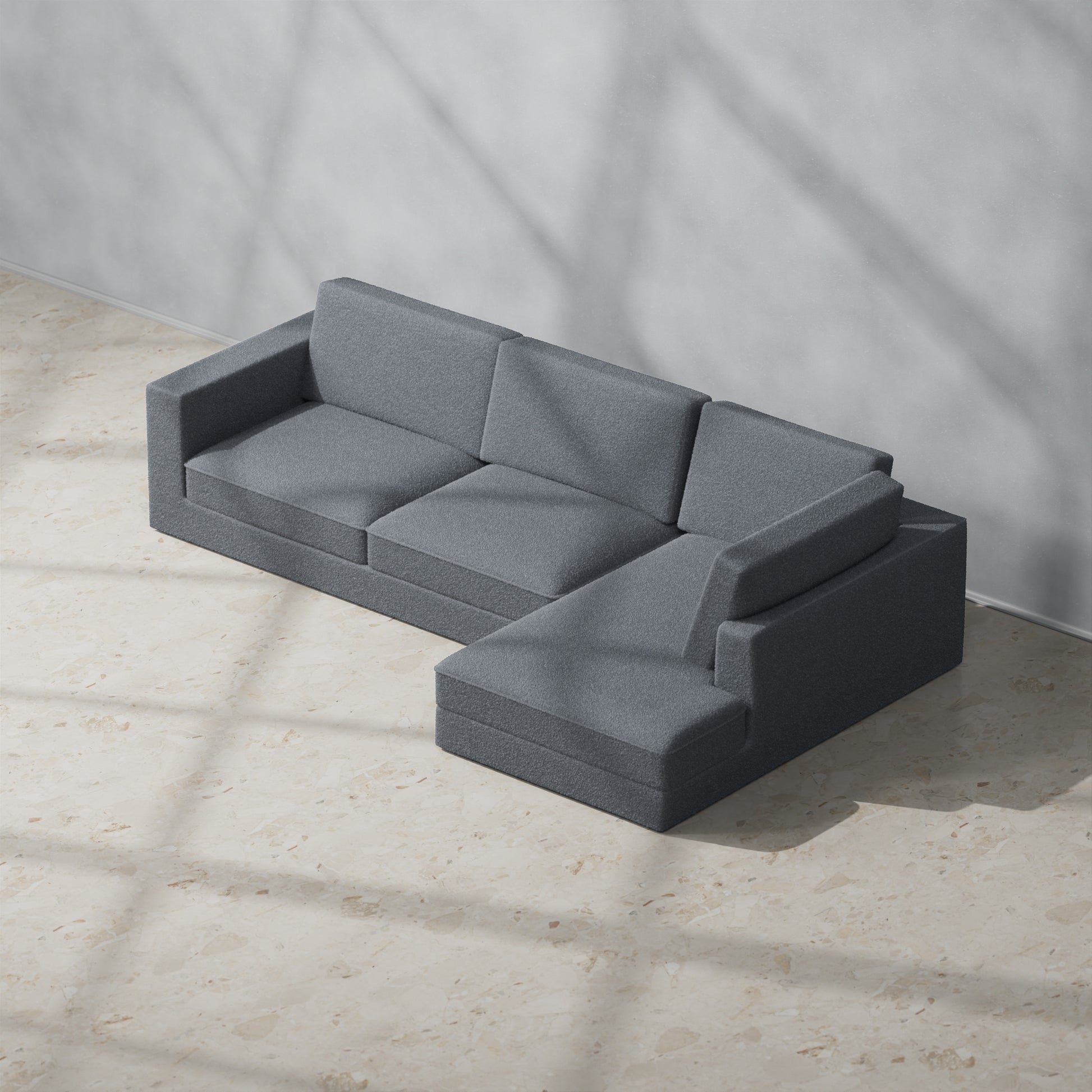 Boucle Dark Grey
