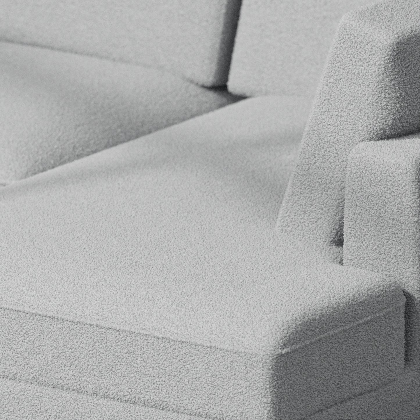 Boucle Light Grey