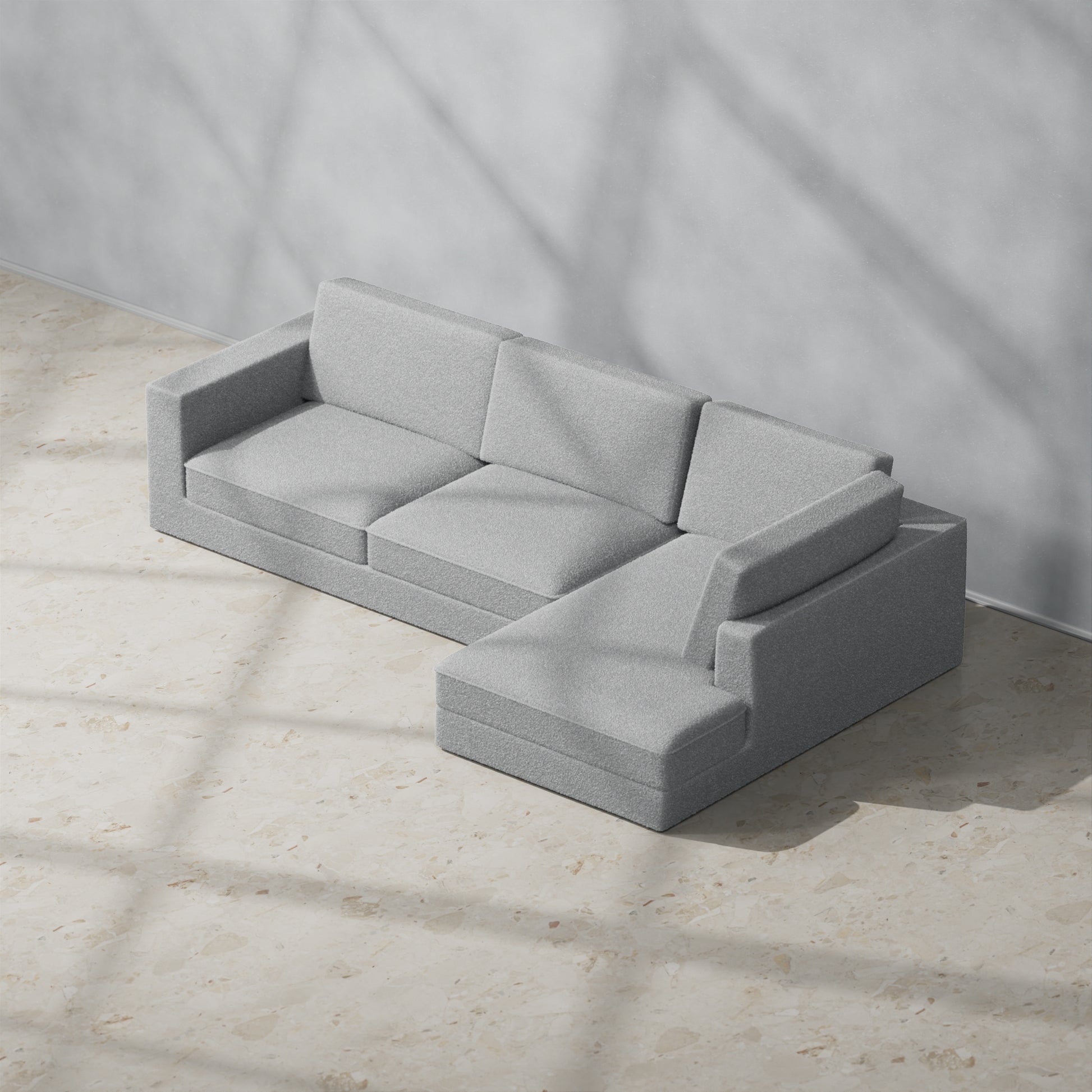 Boucle Light Grey