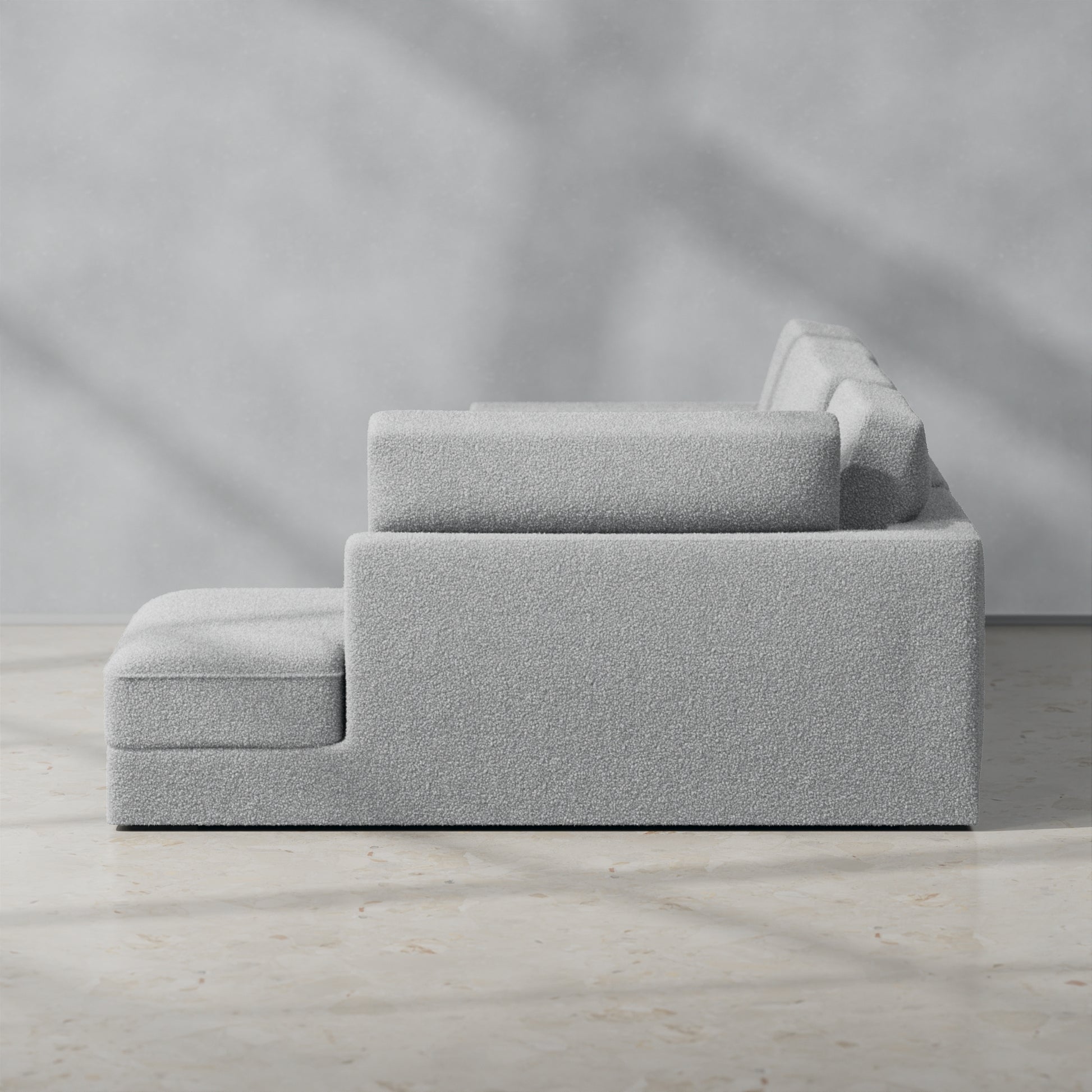 Boucle Light Grey