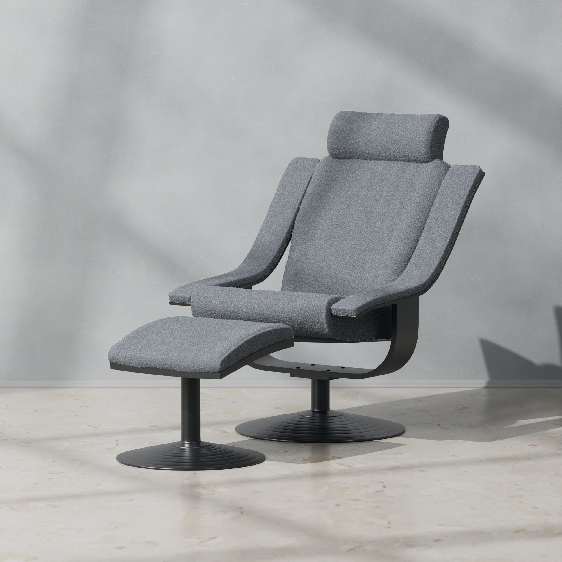 Boucle Dark Grey