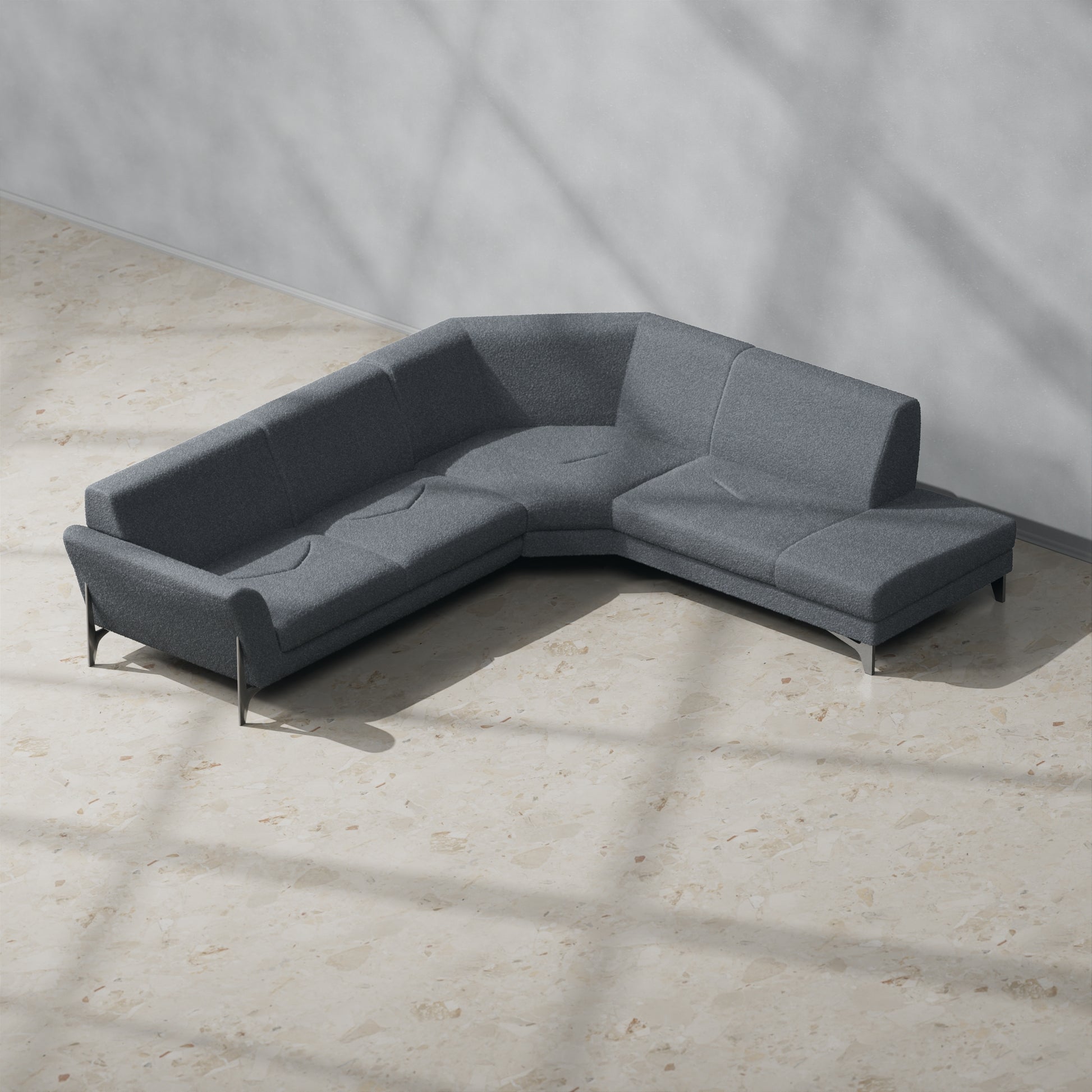 Boucle Dark Grey