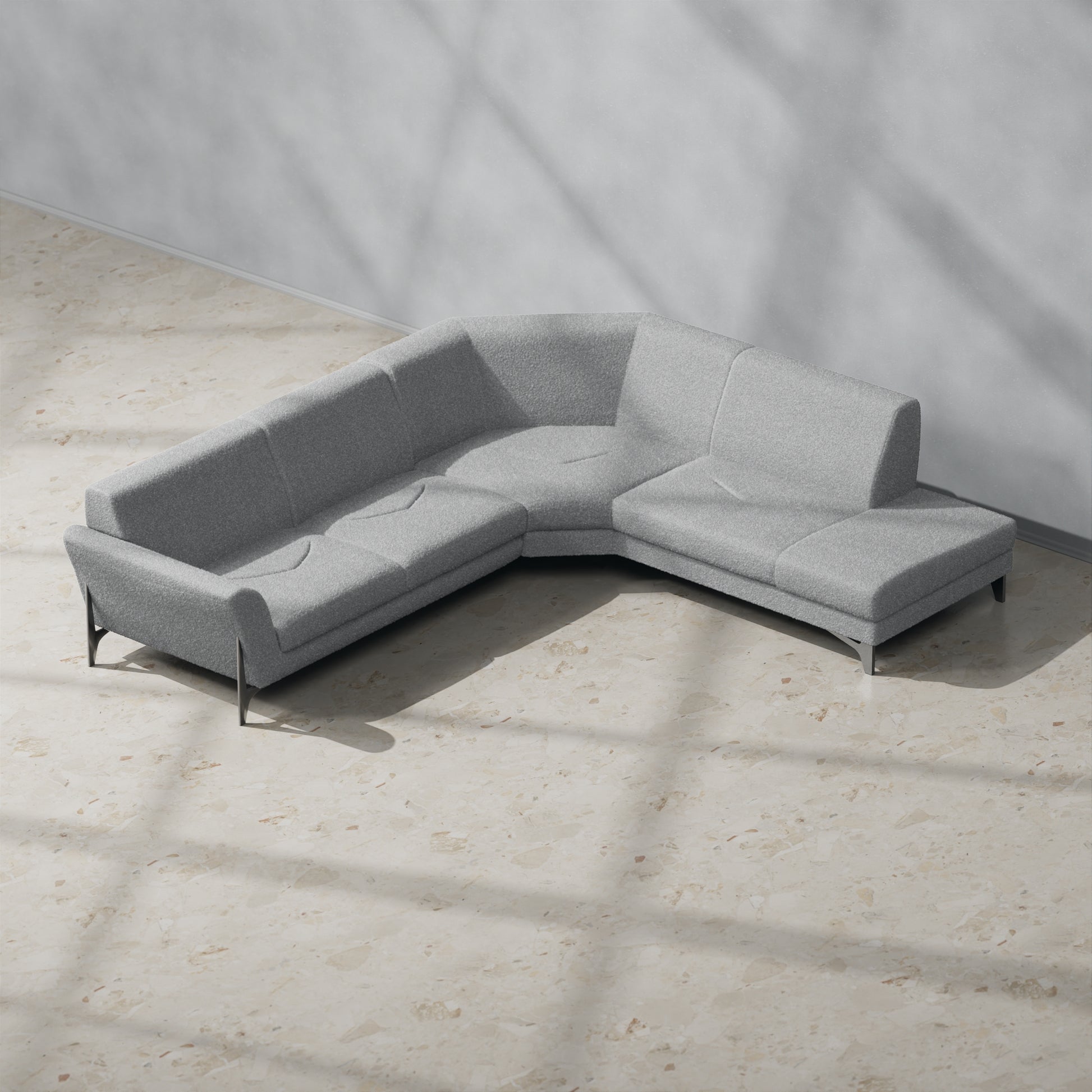 Boucle Light Grey