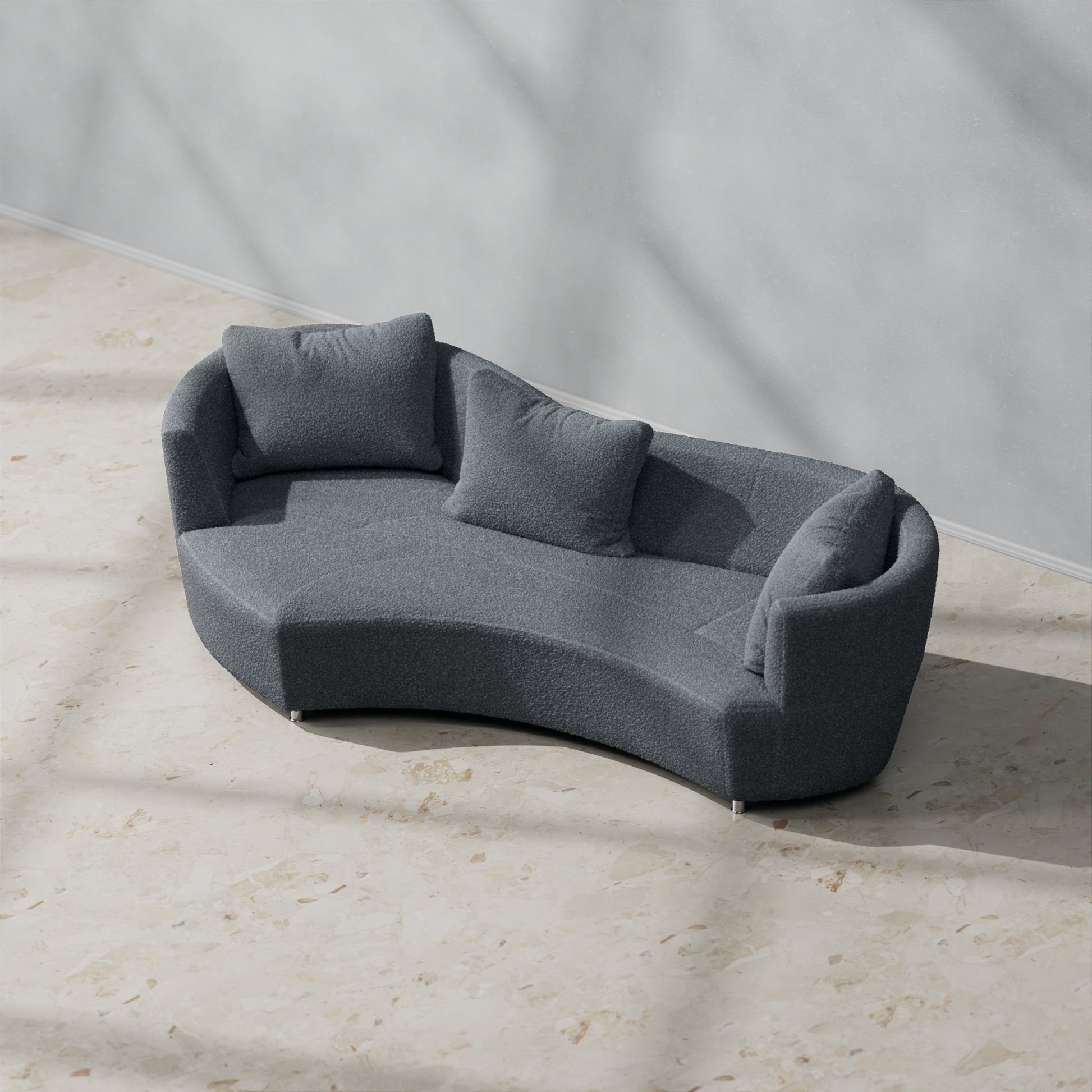 Boucle Dark Grey