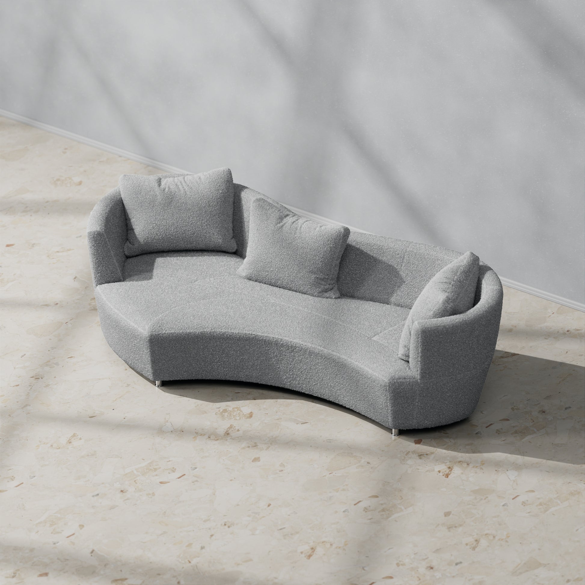 Boucle Light Grey