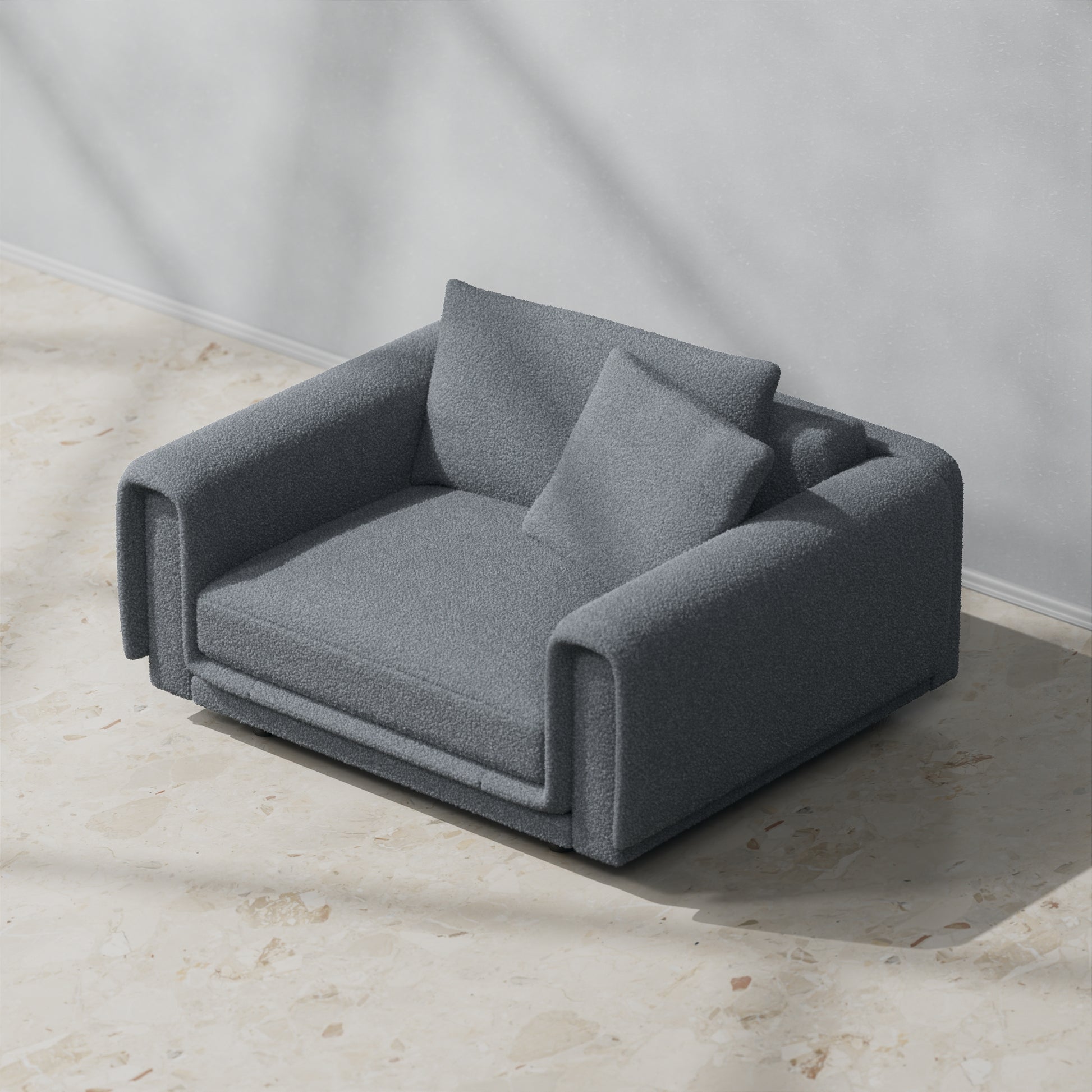 Boucle Dark Grey
