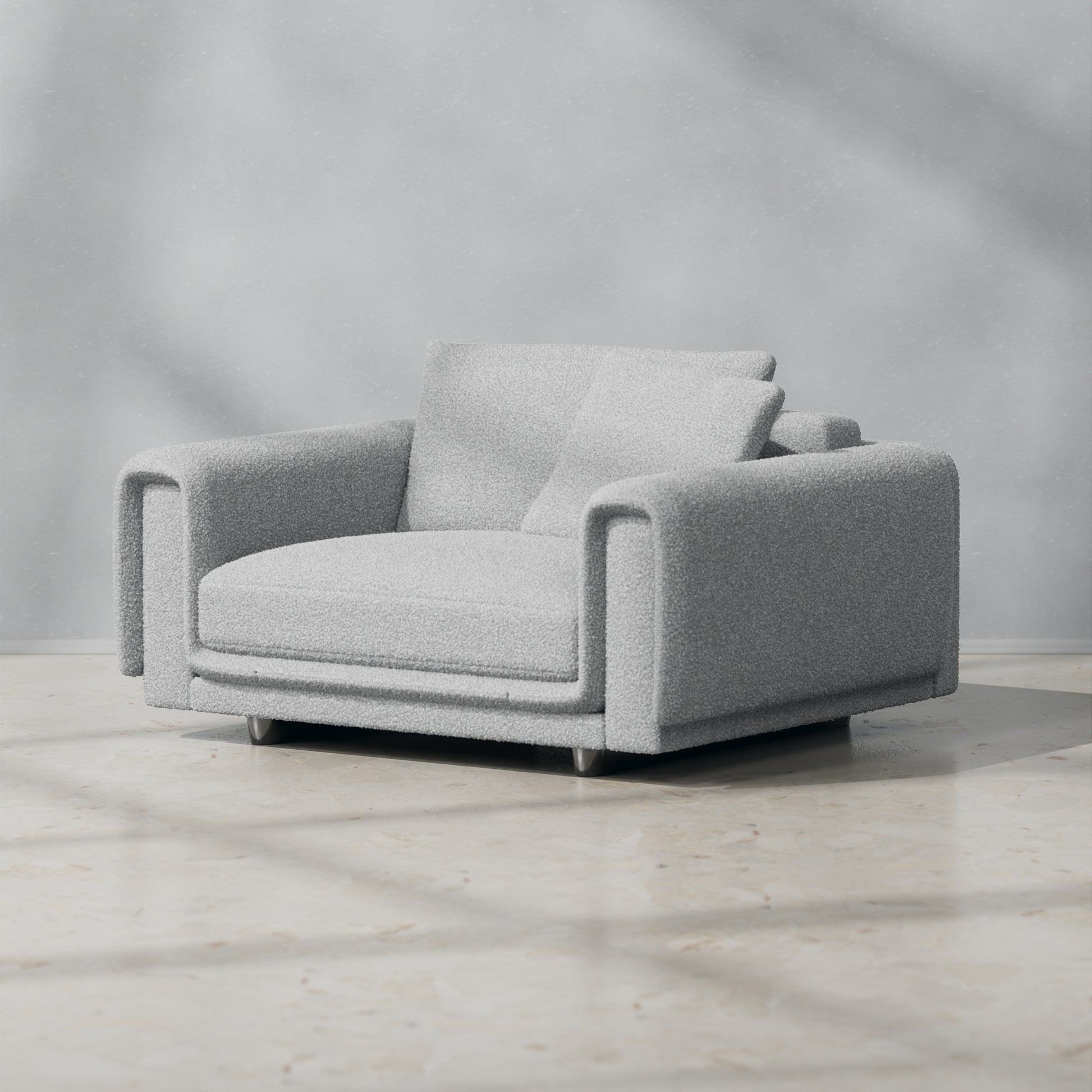 Boucle Light Grey