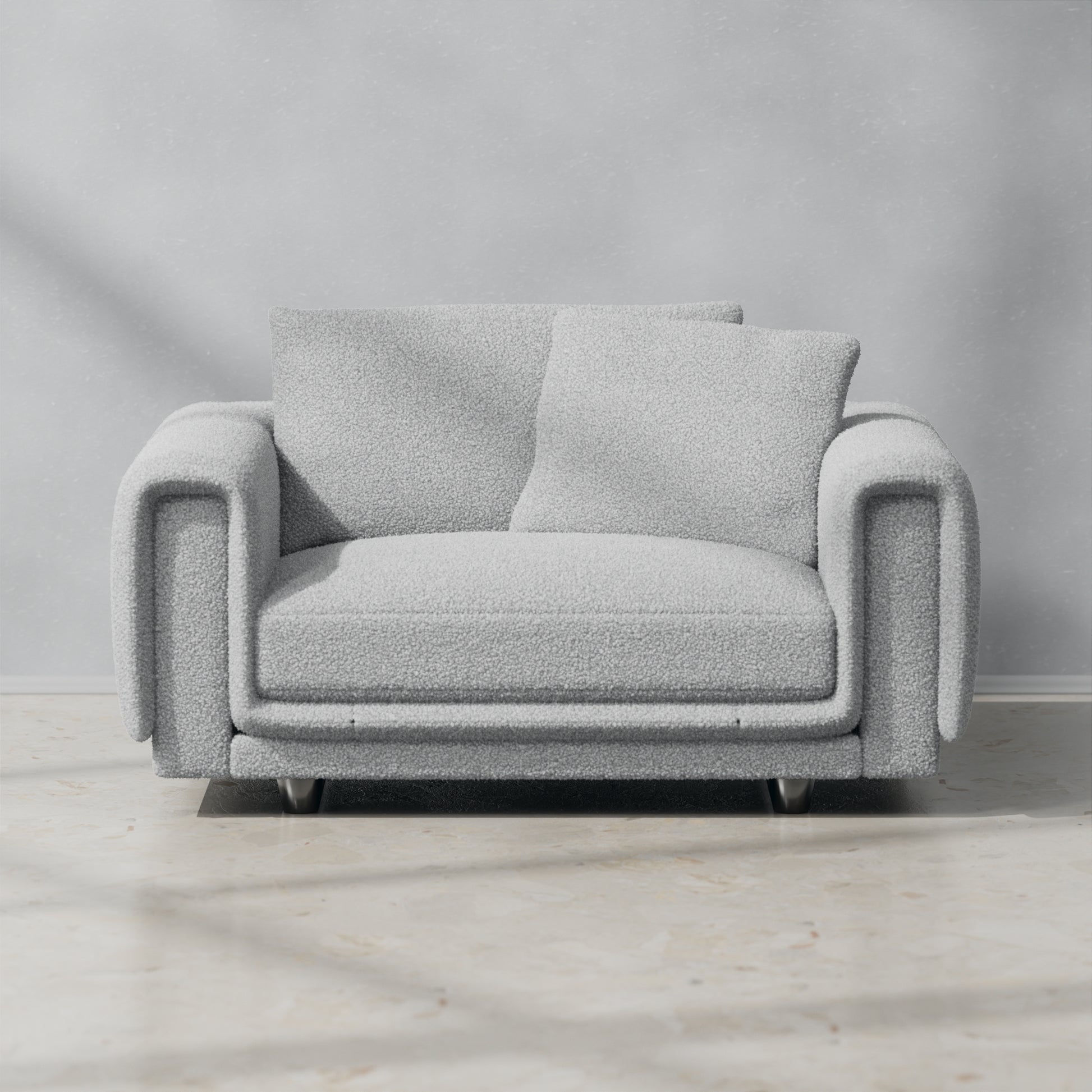 Boucle Light Grey