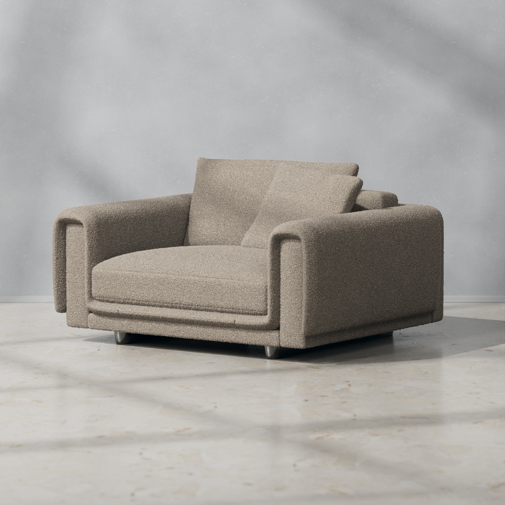 Boucle Taupe