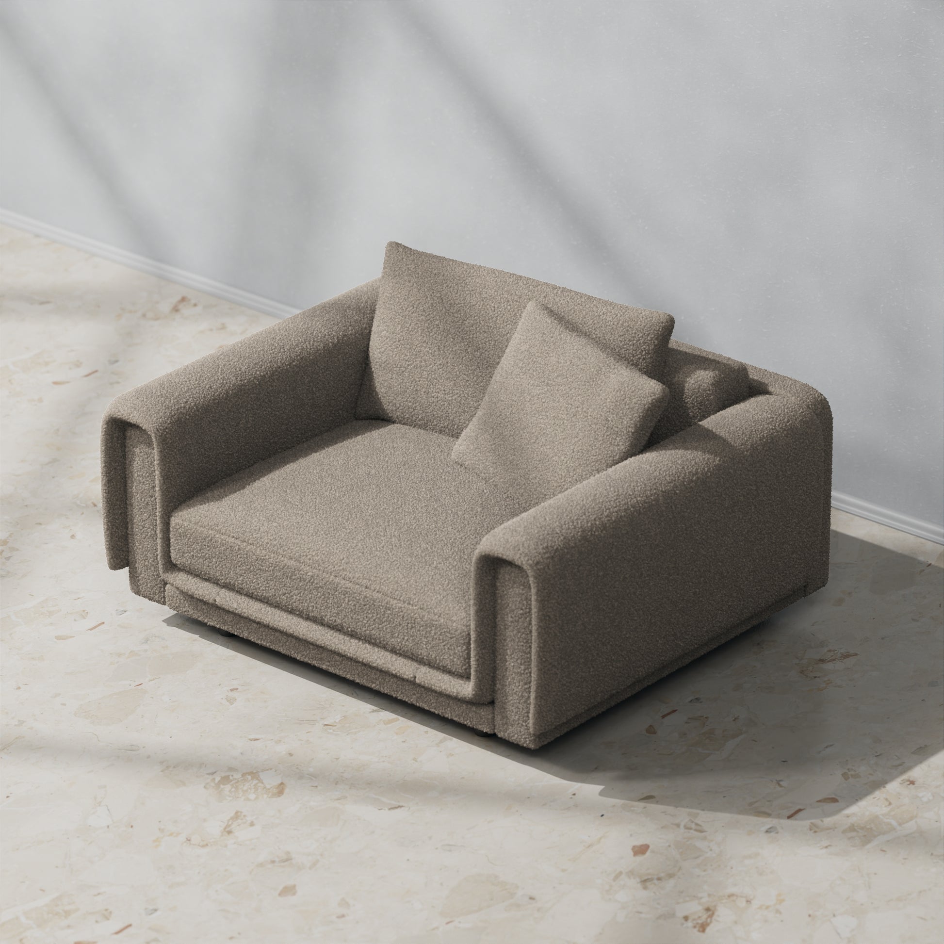 Boucle Taupe