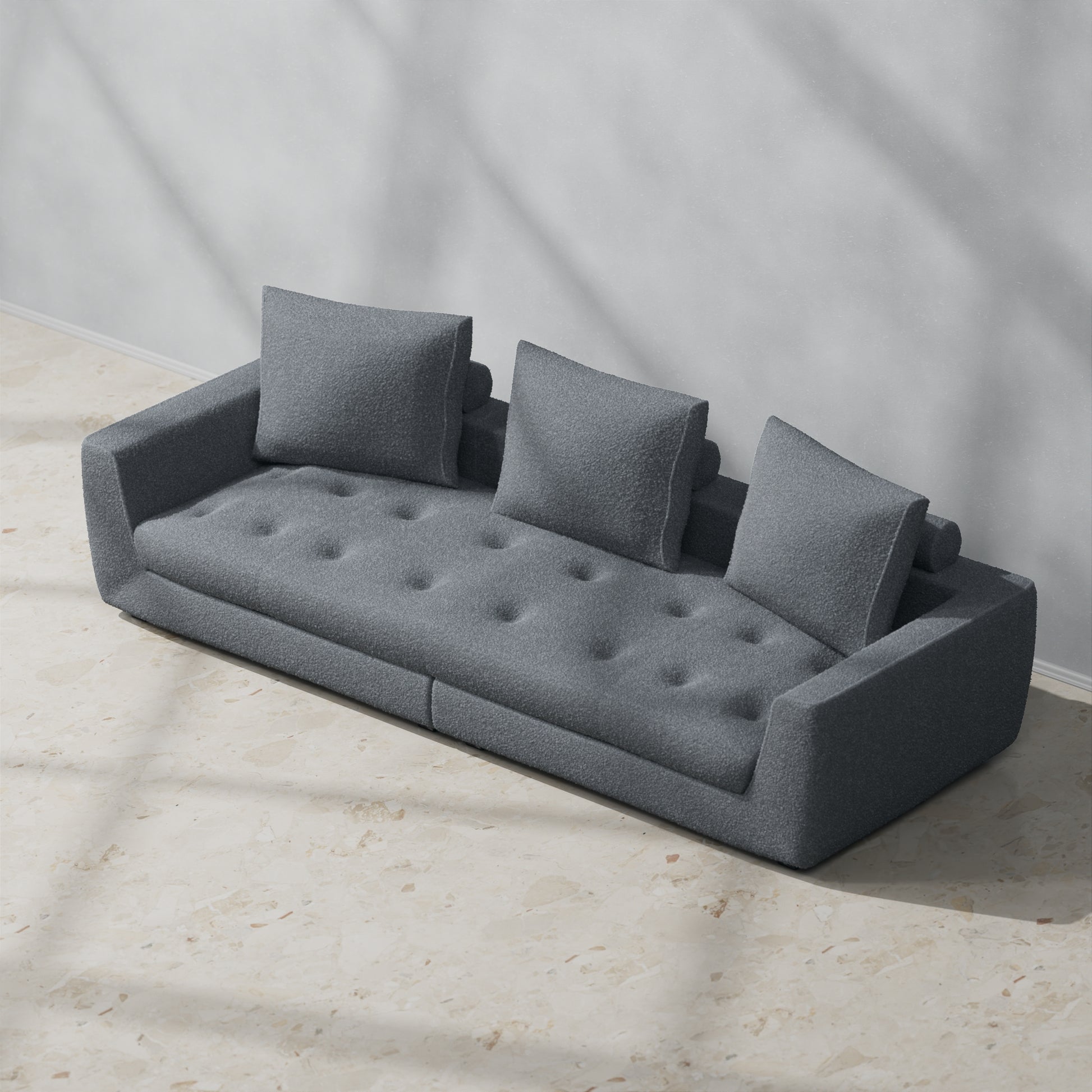 Boucle Dark Grey