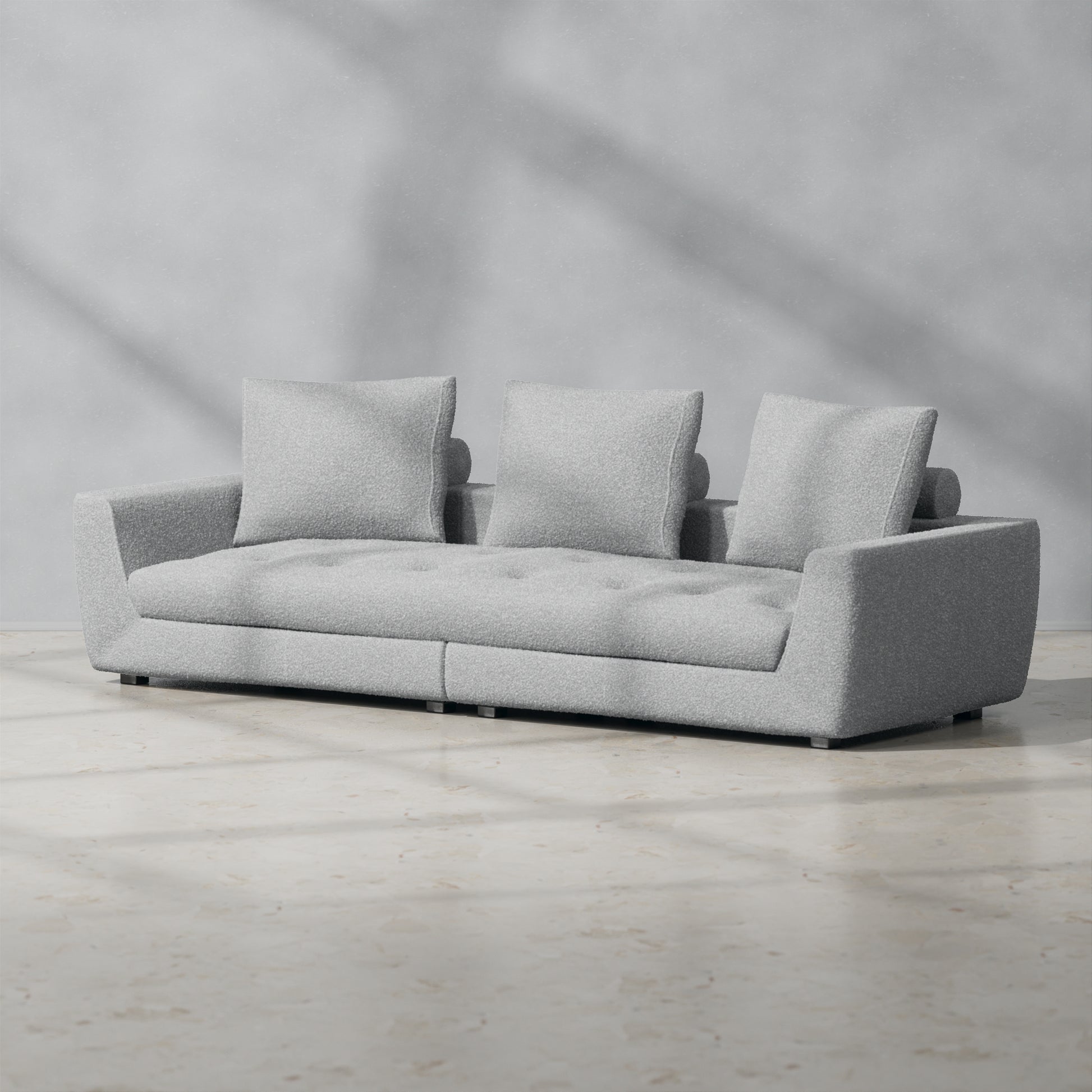 Boucle Light Grey