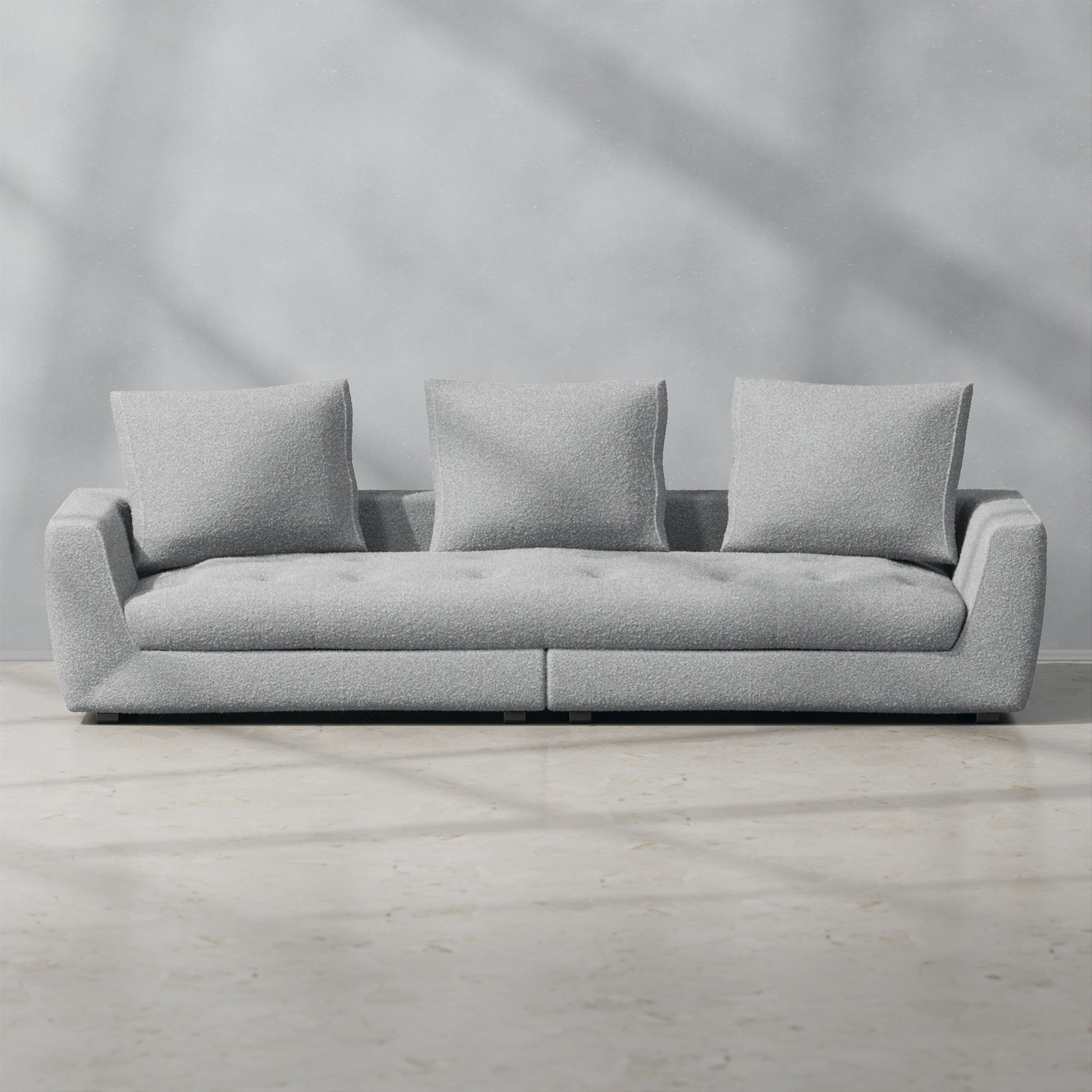 Boucle Light Grey