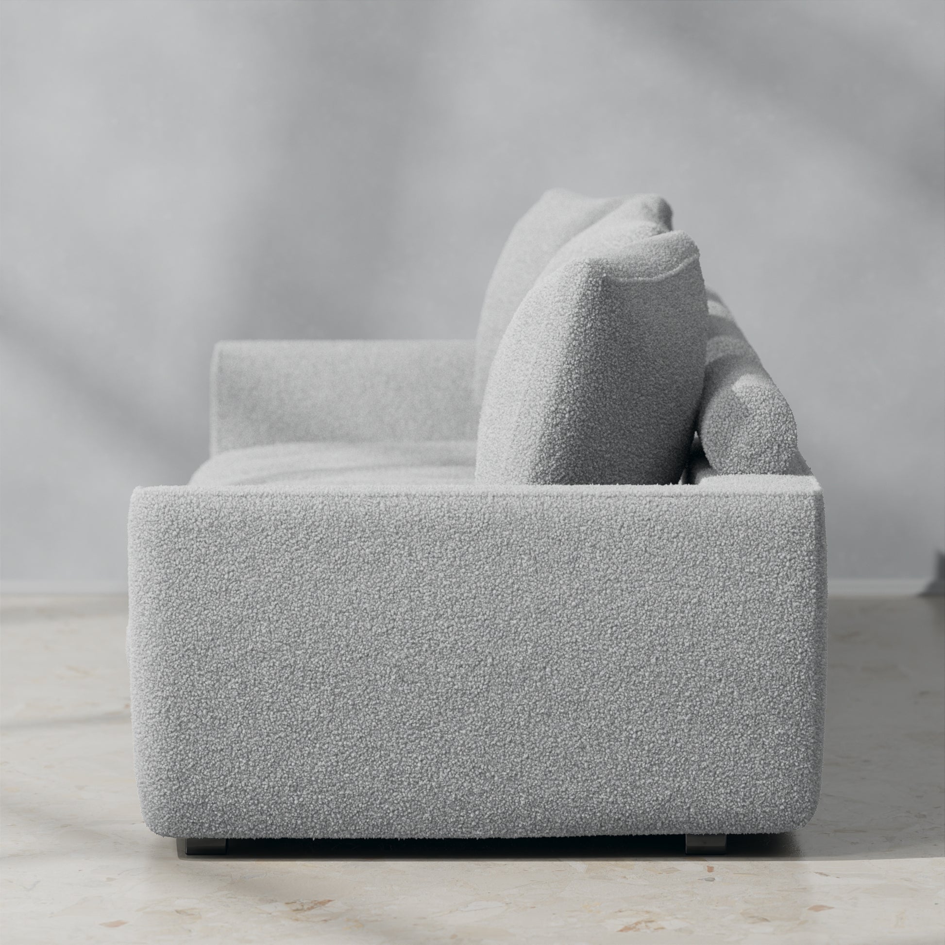 Boucle Light Grey